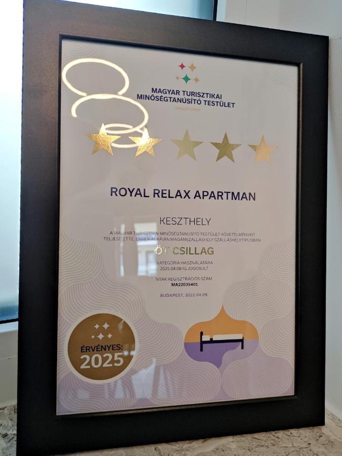 Royal Relax Apartman Keszthely Exteriér fotografie